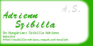 adrienn szibilla business card